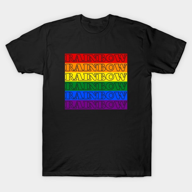 Rainbow 2 T-Shirt by LahayCreative2017